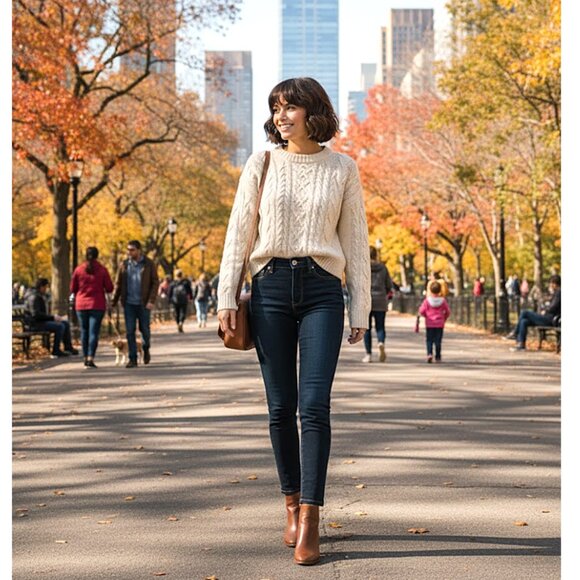 J.CREW - Mercantile Skinny High Waist Dark Wash Blue Jeans - Picture 2 of 10